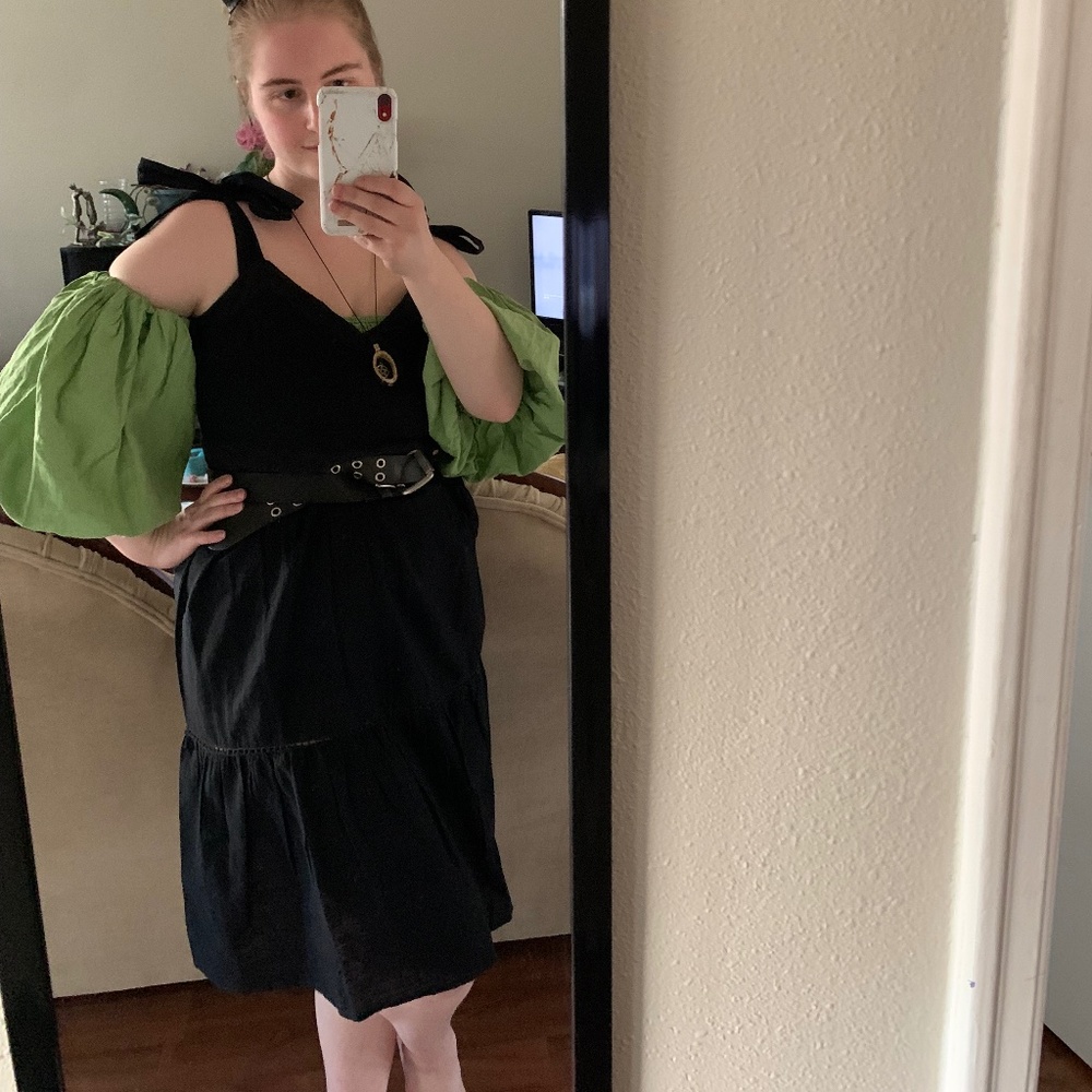 CUTE BLACK SUNDRESS